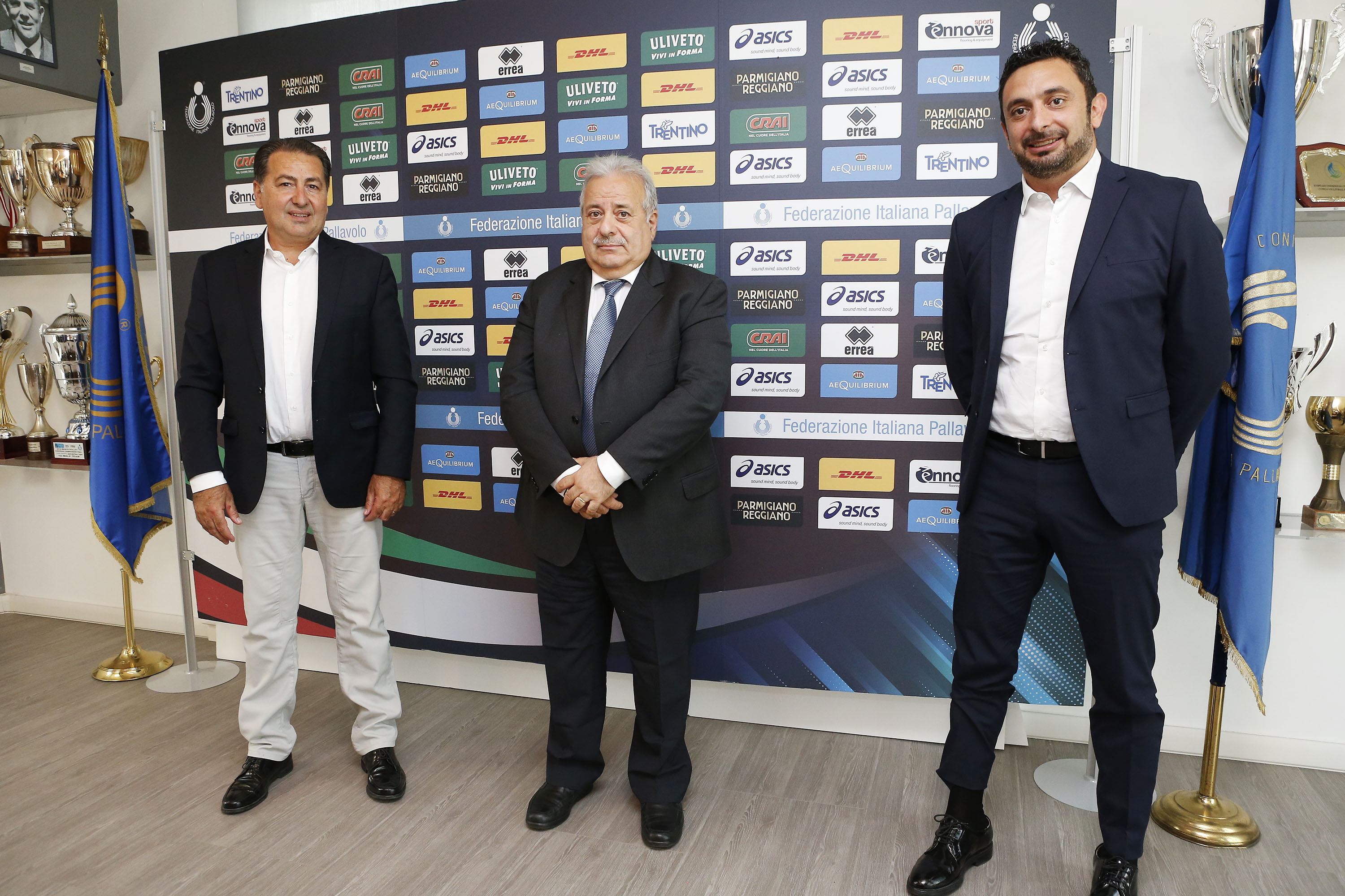 Il presidente Manfredi presenta De Giorgi e Mazzanti sulla strada verso Parigi 2024
