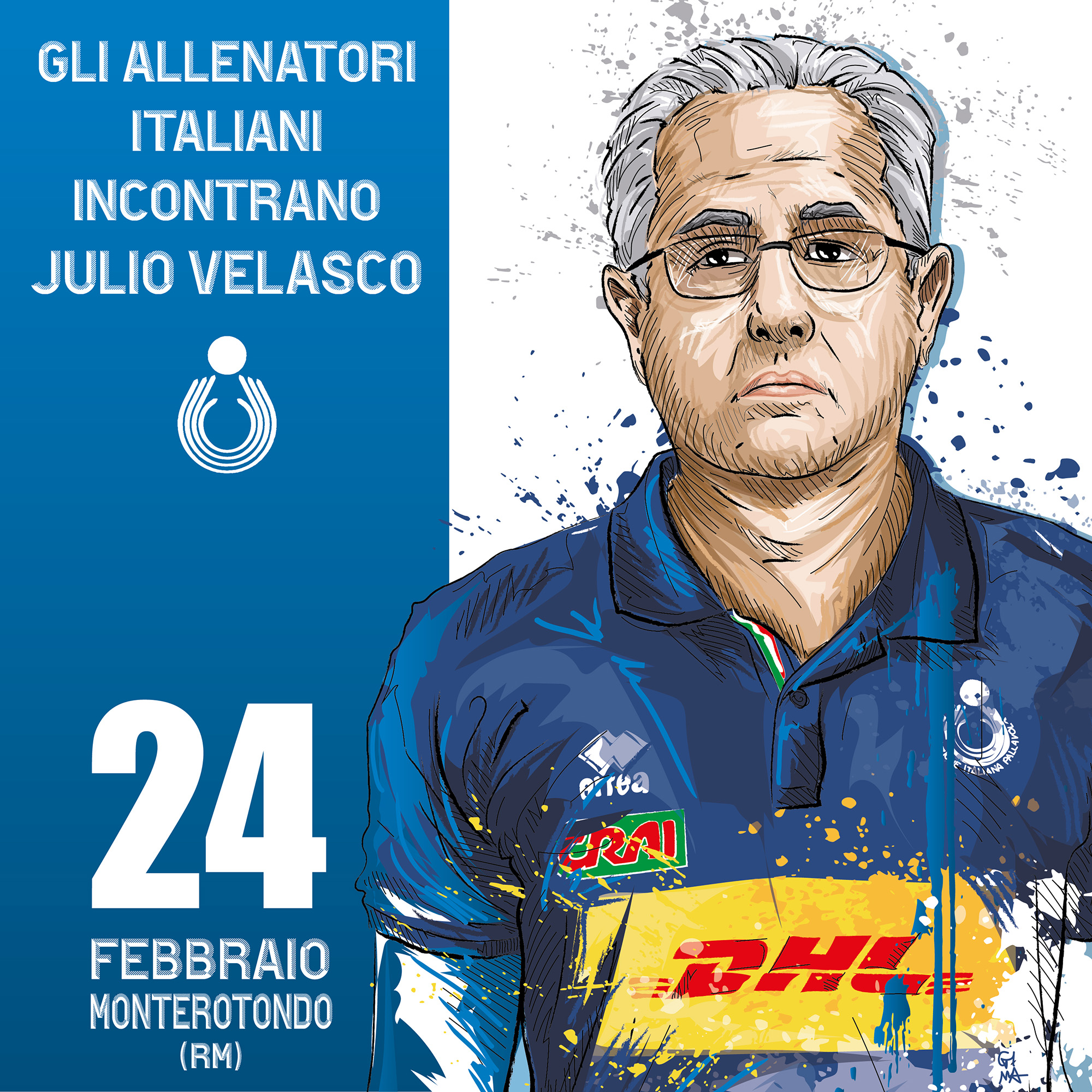 Il 24 febbraio a Monterotondo il secondo appuntamento con Julio Velasco
