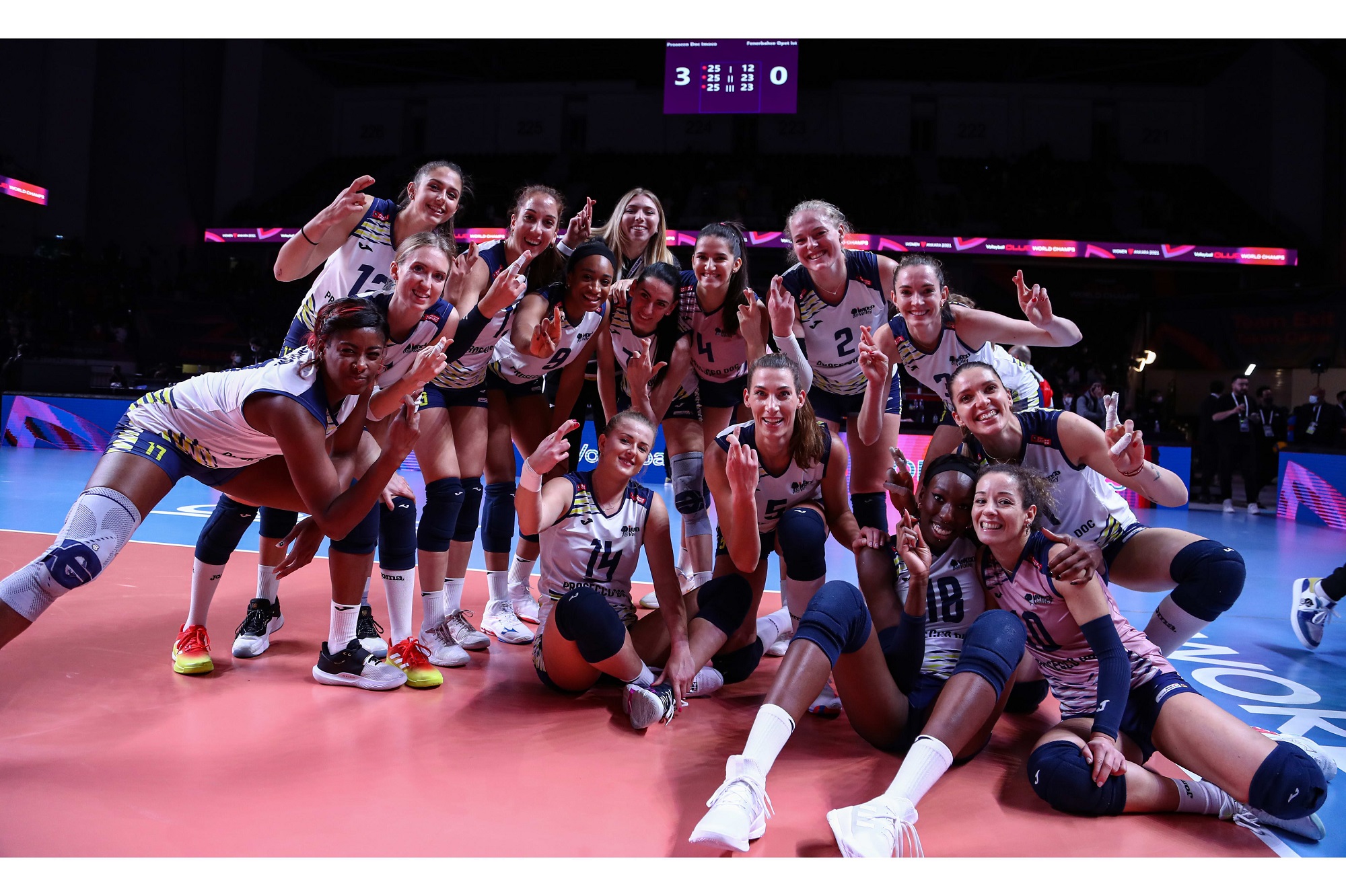 Mondiale per Club femminile: Conegliano vince 3-0 all'esordio