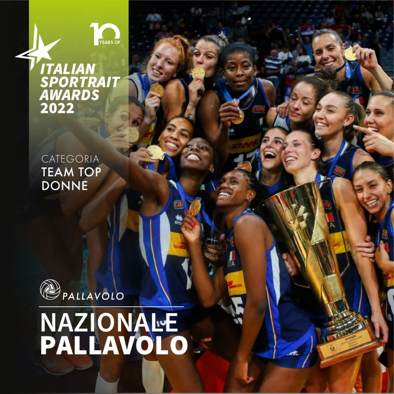 La pallavolo in corsa per gli Italian Sportrait Awards 2022