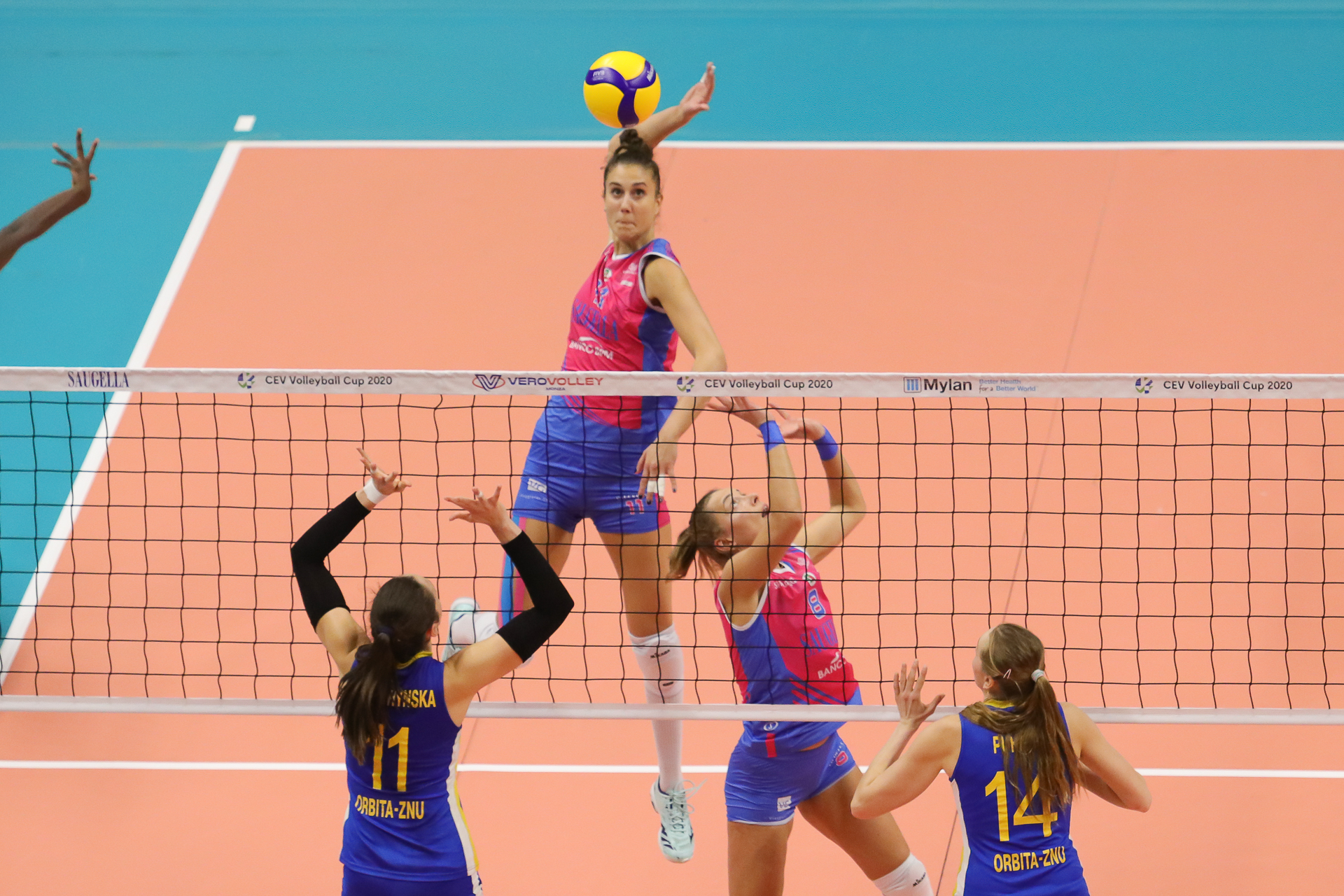 CEV Volleyball Cup femminile: esordio vincente per la Saugella Monza