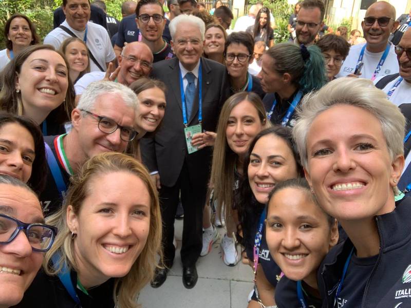 mattarella sitting volley