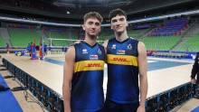 I fratelli Paolo e Luca Porro, insieme per la prima volta in nazionale seniores
