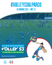 Domenica 13 giugno la prima edizione di “Volley S3 al Parco” in diretta streaming